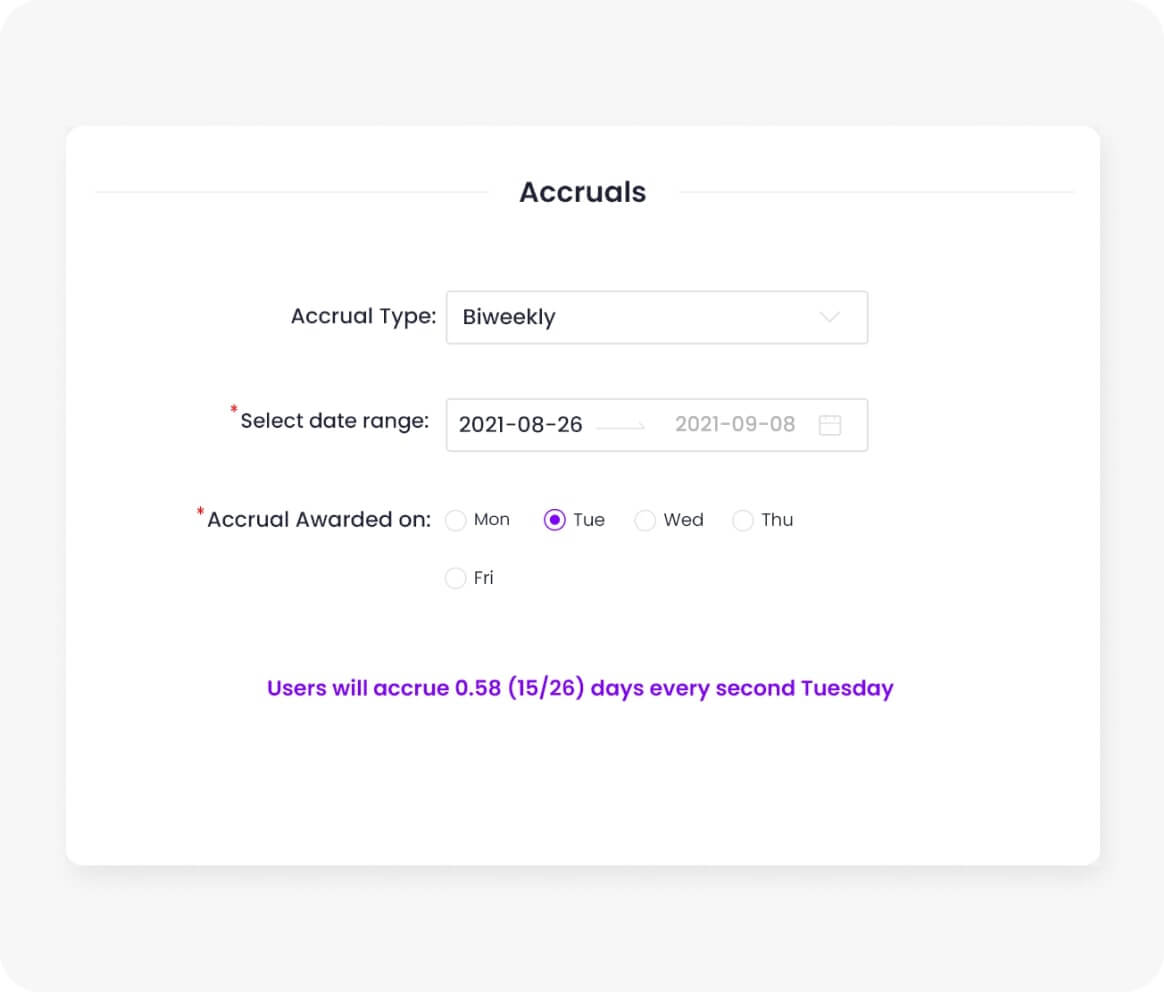 Automate your PTO accruals